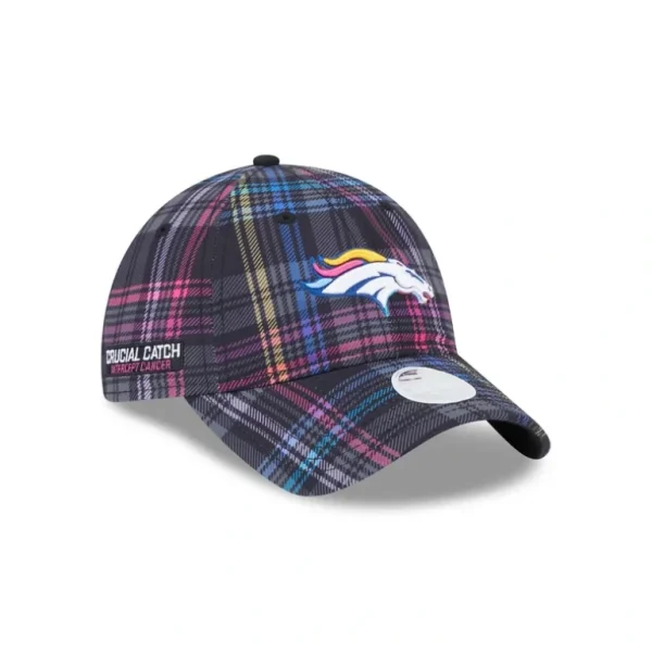 Hot Denver Broncos 2024 Crucial Catch Womens 9TWENTY Adjustable Hat - KTGCaps - Baseball caps for various teams, purchased online at a discount