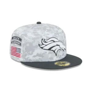 Outlet Denver Broncos 2024 Salute to Service 59FIFTY Fitted Hat - KTGCaps - Baseball caps for various teams, purchased online at a discount