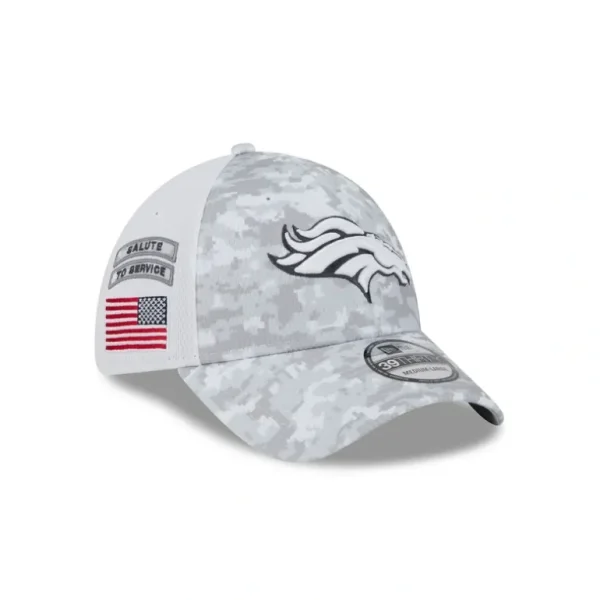 Outlet Denver Broncos 2024 Salute to Service 39THIRTY Stretch Fit Hat - KTGCaps - Baseball caps for various teams, purchased online at a discount