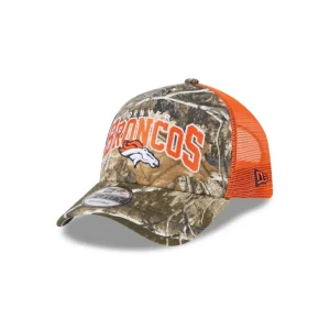 Best Sale Denver Broncos Active 9FORTY AFrame Trucker Hat - KTGCaps - Baseball caps for various teams, purchased online at a discount