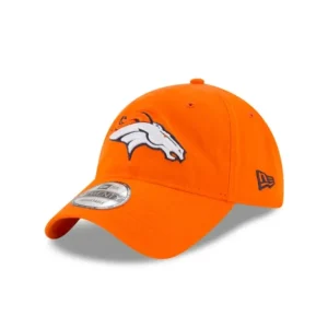 Hot Denver Broncos Core Classic Orange 9TWENTY Adjustable Hat - KTGCaps - Baseball caps for various teams, purchased online at a discount