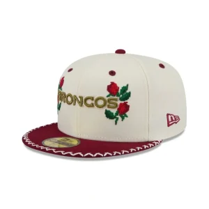 Best Sale Denver Broncos Novelty Stitch 59FIFTY Fitted Hat - KTGCaps - Baseball caps for various teams, purchased online at a discount