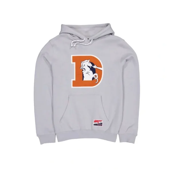Online Denver Broncos Throwback Gray Hoodie - KTGCaps - Baseball caps for various teams, purchased online at a discount