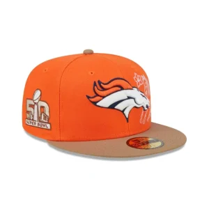 Shop Denver Broncos Western Khaki 59FIFTY Fitted Hat - KTGCaps - Baseball caps for various teams, purchased online at a discount