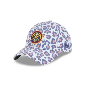 Sale Denver Nuggets Active Animal Print Womens 9TWENTY Adjustable Hat - KTGCaps - Baseball caps for various teams, purchased online at a discount
