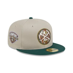 Outlet Denver Nuggets Earth Day 59FIFTY Fitted Hat - KTGCaps - Baseball caps for various teams, purchased online at a discount