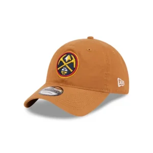 Best Denver Nuggets Light Bronze 9TWENTY Adjustable Hat - KTGCaps - Baseball caps for various teams, purchased online at a discount