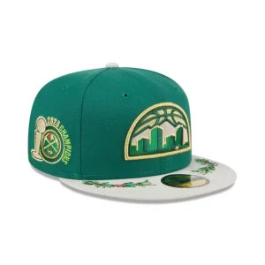 Best Denver Nuggets Novelty Holly 59FIFTY Fitted Hat - KTGCaps - Baseball caps for various teams, purchased online at a discount