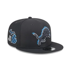 Best Sale Detroit Lions 2024 Draft 9FIFTY Snapback Hat - KTGCaps - Baseball caps for various teams, purchased online at a discount