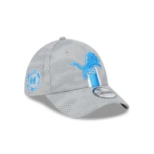 New Detroit Lions 2024 Sideline Gray 39THIRTY Stretch Fit Hat - KTGCaps - Baseball caps for various teams, purchased online at a discount