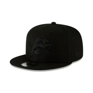 Store Detroit Lions Black On Black 9FIFTY Snapback Hat - KTGCaps - Baseball caps for various teams, purchased online at a discount