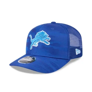 Best Sale Detroit Lions Camo 9SEVENTY Trucker StretchSnap Hat - KTGCaps - Baseball caps for various teams, purchased online at a discount