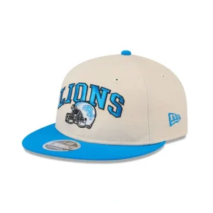 Best Sale Detroit Lions Historic Helmet Retro Crown 9FIFTY Snapback Hat - KTGCaps - Baseball caps for various teams, purchased online at a discount