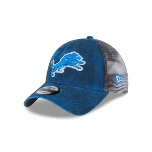 Sale Detroit Lions Slick 9TWENTY Trucker Hat - KTGCaps - Baseball caps for various teams, purchased online at a discount