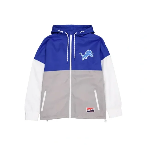 Store Detroit Lions Throwback Windbreaker - KTGCaps - Baseball caps for various teams, purchased online at a discount