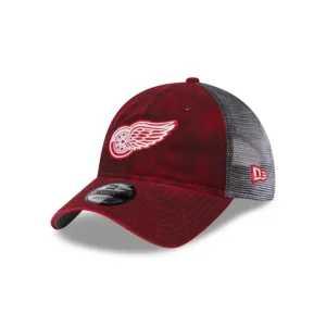 Outlet Detroit Red Wings Slick 9TWENTY Trucker Hat - KTGCaps - Baseball caps for various teams, purchased online at a discount