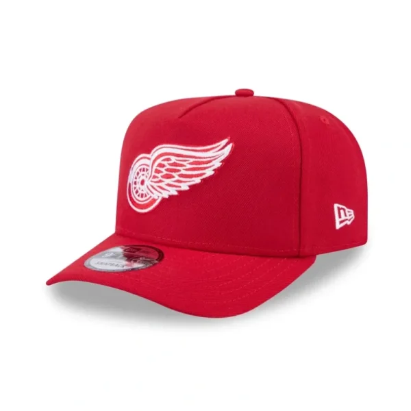 Shop Detroit Red Wings Team 9FIFTY AFrame Snapback Hat - KTGCaps - Baseball caps for various teams, purchased online at a discount
