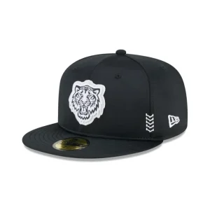 Store Detroit Tigers 2024 Clubhouse Black 59FIFTY Fitted Hat - KTGCaps - Baseball caps for various teams, purchased online at a discount