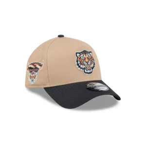 Store Detroit Tigers Beige Khaki 9FORTY AFrame Snapback Hat - KTGCaps - Baseball caps for various teams, purchased online at a discount