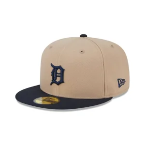 Store Detroit Tigers Camel 59FIFTY Fitted Hat - KTGCaps - Baseball caps for various teams, purchased online at a discount