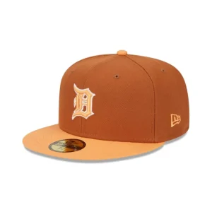 Store Detroit Tigers Color Pack Earthy Brown 59FIFTY Fitted Hat - KTGCaps - Baseball caps for various teams, purchased online at a discount