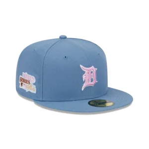 Store Detroit Tigers Color Pack Faded Blue 59FIFTY Fitted Hat - KTGCaps - Baseball caps for various teams, purchased online at a discount