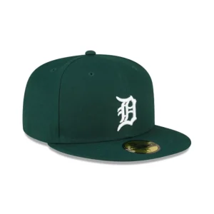 Sale Detroit Tigers Dark Green 59FIFTY Fitted Hat - KTGCaps - Baseball caps for various teams, purchased online at a discount