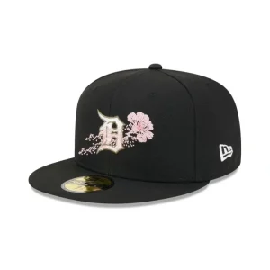 New Detroit Tigers Dotted Floral 59FIFTY Fitted Hat - KTGCaps - Baseball caps for various teams, purchased online at a discount