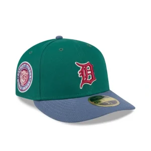 Hot Detroit Tigers Green Gemstone Low Profile 59FIFTY Fitted Hat - KTGCaps - Baseball caps for various teams, purchased online at a discount