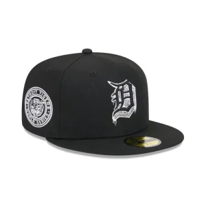 Best Detroit Tigers Hi Vis Doodle 59FIFTY Fitted Hat - KTGCaps - Baseball caps for various teams, purchased online at a discount