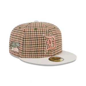 Sale Detroit Tigers Houndstooth 59FIFTY Fitted Hat - KTGCaps - Baseball caps for various teams, purchased online at a discount