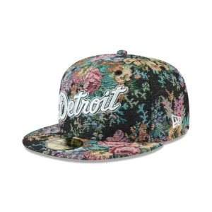 Hot Detroit Tigers Jacquard Pattern 59FIFTY Fitted Hat - KTGCaps - Baseball caps for various teams, purchased online at a discount