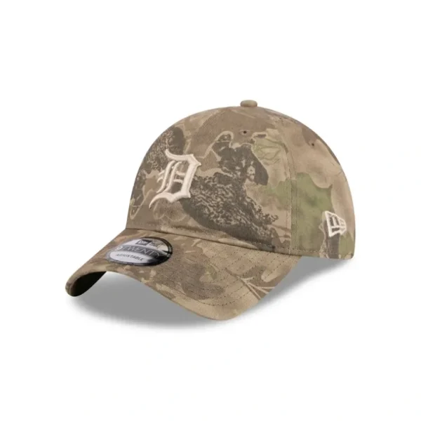 Sale Detroit Tigers Leaf Camo 9TWENTY Adjustable Hat - KTGCaps - Baseball caps for various teams, purchased online at a discount