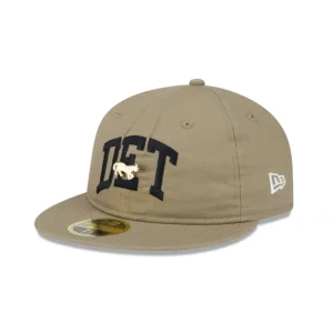 Best Detroit Tigers Logo Pin Retro Crown 59FIFTY Fitted Hat - KTGCaps - Baseball caps for various teams, purchased online at a discount
