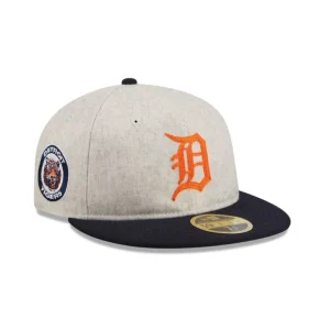 Shop Detroit Tigers Melton Wool Retro Crown 59FIFTY Fitted Hat - KTGCaps - Baseball caps for various teams, purchased online at a discount