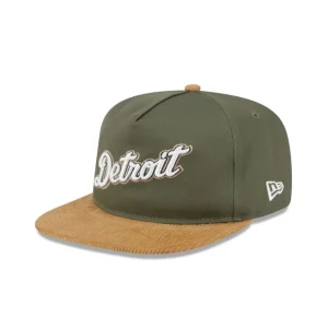 Outlet Detroit Tigers Olive Green Golfer Hat - KTGCaps - Baseball caps for various teams, purchased online at a discount