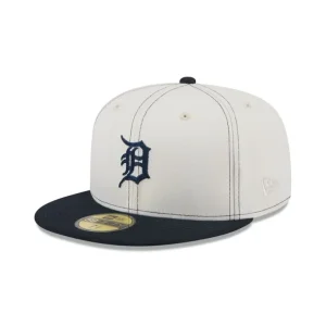 Sale Detroit Tigers Sandy Linen 59FIFTY Fitted Hat - KTGCaps - Baseball caps for various teams, purchased online at a discount