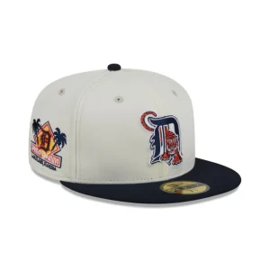 Best Sale Detroit Tigers Spring Training Patch 59FIFTY Fitted Hat - KTGCaps - Baseball caps for various teams, purchased online at a discount