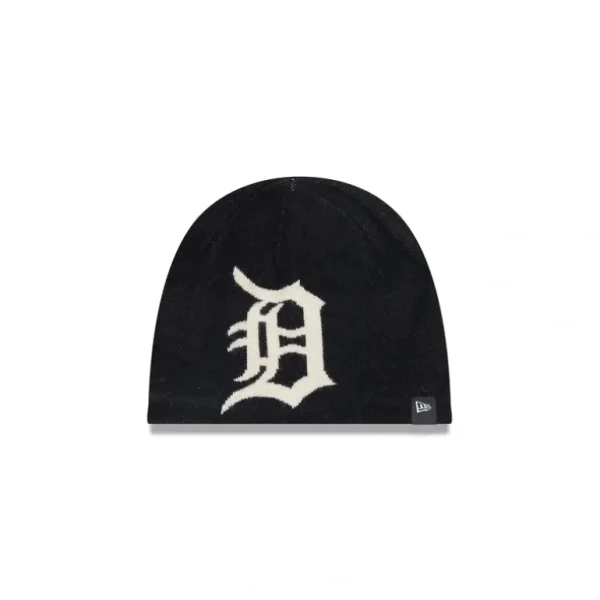 Shop Detroit Tigers Team Mega Logo Knit Beanie - KTGCaps - Baseball caps for various teams, purchased online at a discount
