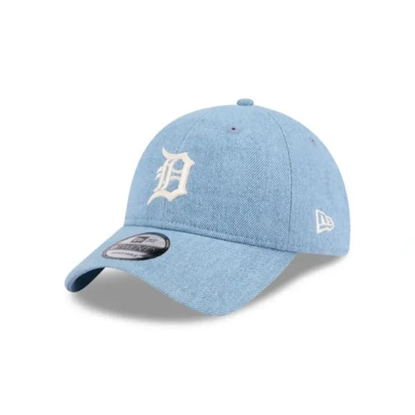 Online Detroit Tigers Washed Denim 9TWENTY Adjustable Hat - KTGCaps - Baseball caps for various teams, purchased online at a discount