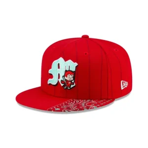 Best Sale Diablos Rojos del México Pinstripe 59FIFTY Fitted Hat - KTGCaps - Baseball caps for various teams, purchased online at a discount