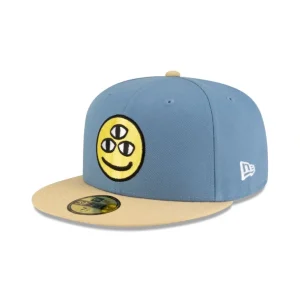 Store DISHIN Faded Blue 59FIFTY Fitted Hat - KTGCaps - Baseball caps for various teams, purchased online at a discount
