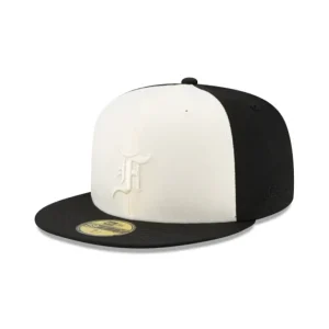 Sale Essentials By Fear Of God Black 59FIFTY Fitted Hat - KTGCaps - Baseball caps for various teams, purchased online at a discount