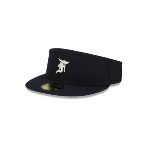Best Sale Fear of God Essentials Navy 59FIFTY Visor Hat - KTGCaps - Baseball caps for various teams, purchased online at a discount
