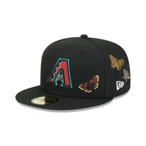 Sale FELT x Arizona Diamondbacks Black 59FIFTY Fitted Hat - KTGCaps - Baseball caps for various teams, purchased online at a discount