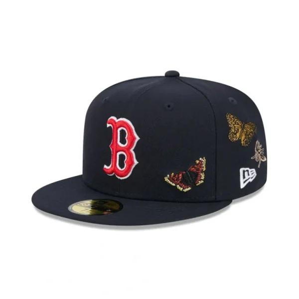New FELT x Boston Red Sox Navy 59FIFTY Fitted Hat - KTGCaps - Baseball caps for various teams, purchased online at a discount