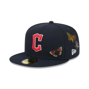Online FELT x Cleveland Guardians Navy 59FIFTY Fitted Hat - KTGCaps - Baseball caps for various teams, purchased online at a discount