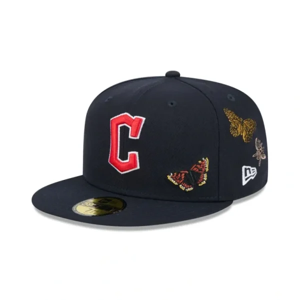 Online FELT x Cleveland Guardians Navy 59FIFTY Fitted Hat - KTGCaps - Baseball caps for various teams, purchased online at a discount