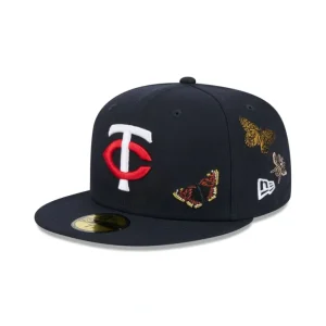 New FELT x Minnesota Twins Navy 59FIFTY Fitted Hat - KTGCaps - Baseball caps for various teams, purchased online at a discount