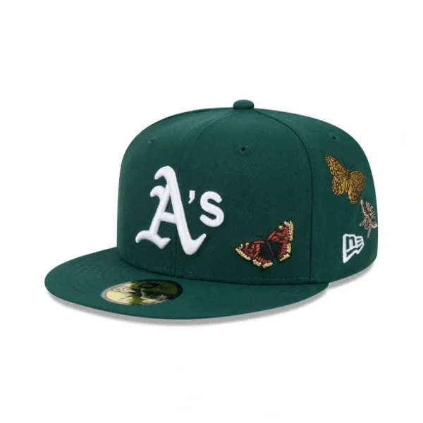 New FELT x Oakland Athletics Green 59FIFTY Fitted Hat - KTGCaps - Baseball caps for various teams, purchased online at a discount